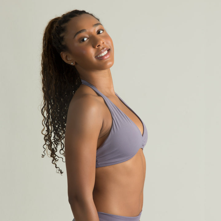 European And American Sexy V-Neck Halter Back Bra