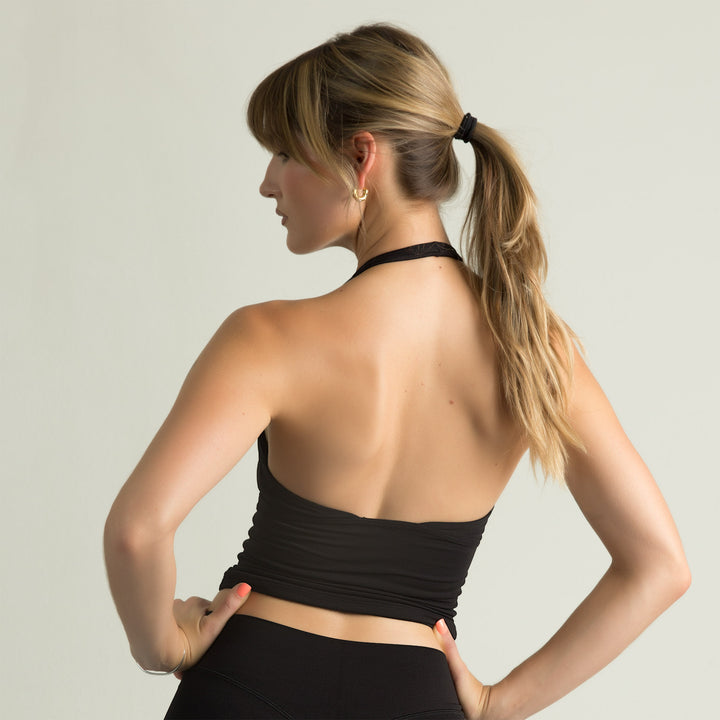 Halter Deep-V Neck Tank