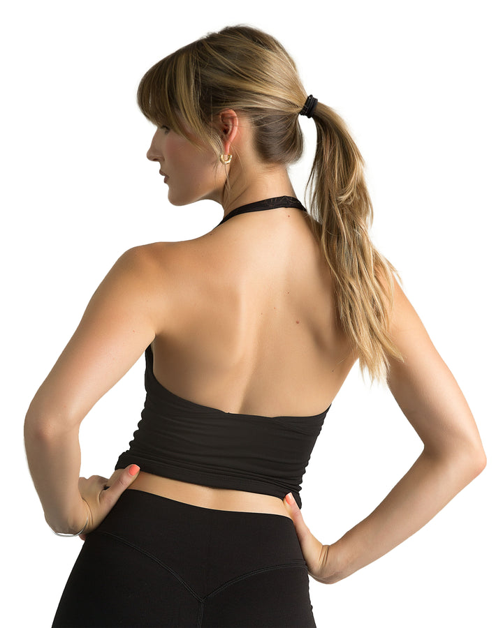 Halter Deep-V Neck Tank