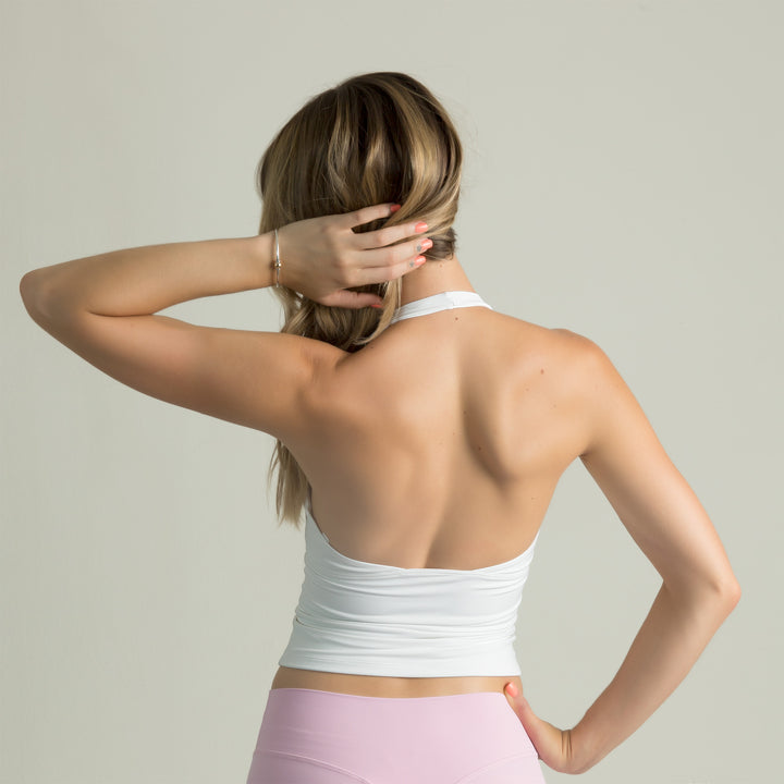 Halter Deep-V Neck Tank