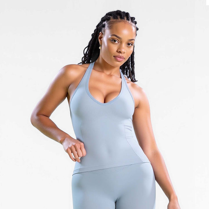 Halter-Neck Athletic Bra