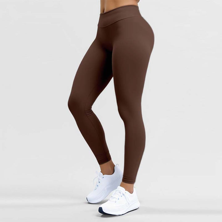 Wide Supportive Waistband Athletic Leggings