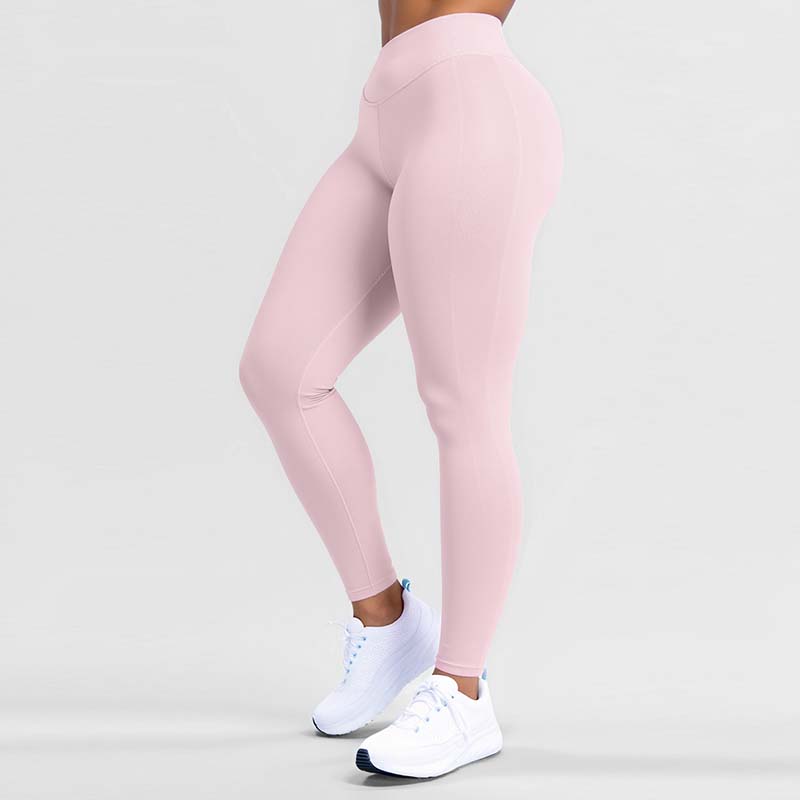 Wide Supportive Waistband Athletic Leggings