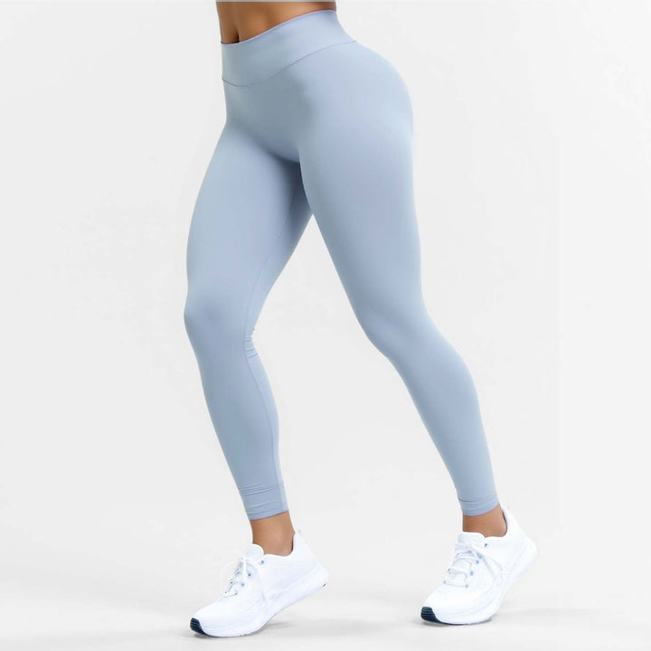 Wide Supportive Waistband Athletic Leggings