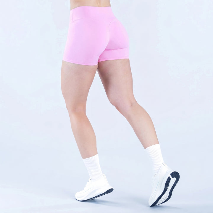 High-Rise Fit V-Contour Shading Athletic Shorts