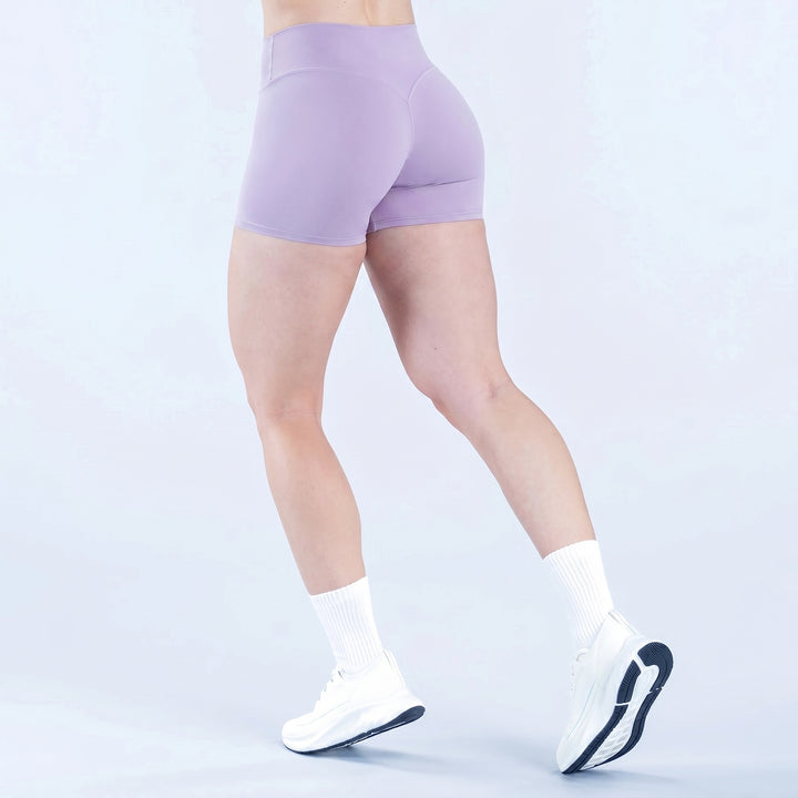 High-Rise Fit V-Contour Shading Athletic Shorts