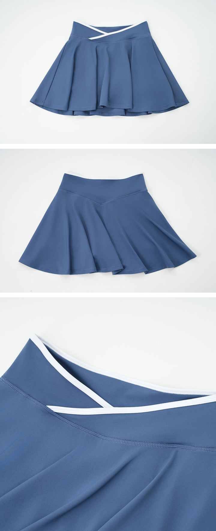 High-Waisted V-Cut Athletic Skort