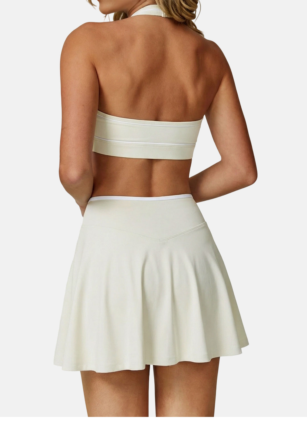High-Waisted V-Cut Athletic Skort