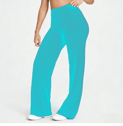 High-Waisted Y-Shaped Hip Wide Leg Yoga Pant