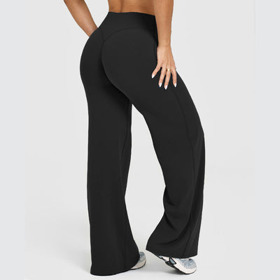 High-Waisted Y-Shaped Hip Wide Leg Yoga Pant