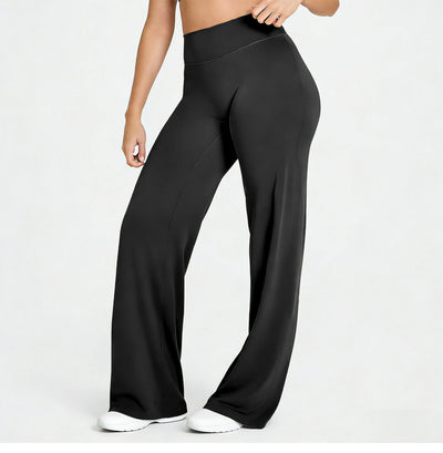 High-Waisted Y-Shaped Hip Wide Leg Yoga Pant