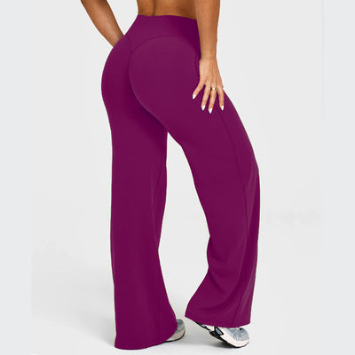 High-Waisted Y-Shaped Hip Wide Leg Yoga Pant