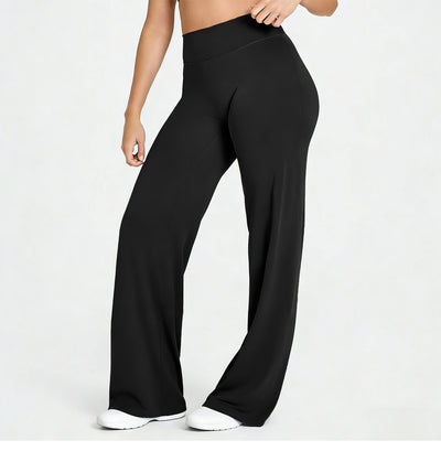 High-Waisted Y-Shaped Hip Wide Leg Yoga Pant