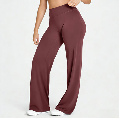 High-Waisted Y-Shaped Hip Wide Leg Yoga Pant